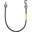 Earthing cable 10mm² / L 2.0m black w. 1 cable lug (B) M8/10 a. (A) M5 thumbnail 1