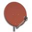 SAT Antenna  80/75cm, Alu, 39dB, foldable feed-arm, red thumbnail 4