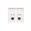 RJ12 single telephone socket, (module), Simon 24, IP20, white thumbnail 2