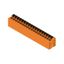 Printed circuit board terminals, 5.08 mm, Number of poles: 18, 180°, Solder pin length (l): 3.5 mm, tinned, orange, PUSH IN with actuator, Clamping range, max. : 2.5 mm², Box thumbnail 3