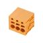 Printed circuit board terminals, 5.00 mm, Number of poles: 14, 90°, Solder pin length (l): 3.5 mm, tinned, orange, PUSH IN without actuator, Clamping range, max. : 2.5 mm², Box thumbnail 3