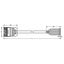 pre-assembled connecting cable Eca Socket/open-ended gray thumbnail 3