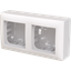 2gang Surface mounted housing flat thumbnail 3