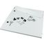 XMW3006CDC-B Front plate/door, below, H=750mm, IP55, grey thumbnail 2