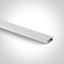 WHITE PLASTIC COVER 2m FOR SQUARE TRACK thumbnail 1
