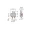 Stackable PCB terminal block push-button 1.5 mm² white thumbnail 2