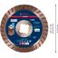 EXPERT MultiMaterial X-LOCK Diamond Cutting Disc 125 x 22.23 x 2.4 x 12 mm thumbnail 2