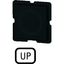 272TQ25 Button plate for push-button, Inscription: UP, 25 x 25 thumbnail 5