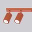 REFLECTORS ON A LONGITUDINAL CEILING STRIP IN RED COLOUR 6XGU10 CARBON thumbnail 6