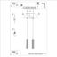 DOUBLE HANGING ON A WHITE CARBON STRIP, 2XGU10 ALUMINUM LAMPSHADES thumbnail 12