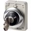 M30C-FWRS-X95 Key-operated actuator, Flat Front, maintained, 2 positions, Key withdrawable: I, II, Metal bezel thumbnail 2