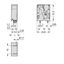 PCB terminal block 16 mm² Pin spacing 10 mm violet thumbnail 3