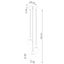 Pendant lamp PEKKA 3P white/natural wood thumbnail 9