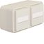 WCD + text field 2-v horizontal with housing, W.1, p.white thumbnail 1