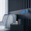 Wall lamp KARBON azure with a switch thumbnail 3