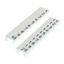 Marked Label for terminal blocks 2.5 mmÂ² screw models, 10 plastic labe XW5T0071A thumbnail 2