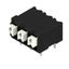 Printed circuit board terminals, 5.08 mm, Number of poles: 3, 90°, Solder pin length (l): 3.5 mm, black, PUSH IN with actuator, Clamping range, max. : 1.5 mm², Tape thumbnail 4