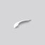 Replacement glass, moulded glass L 595 B 170 H 75 colour: white thumbnail 1