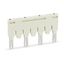Ready-made push-in type jumper bar;insulated;3-way (1-3-5);light gray thumbnail 1