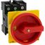 P1-32/V/SVB Main switch, P1, 32 A, rear mounting, 3 pole, Emergency switching off function, With red rotary handle and yellow locking ring, Lockable in the 0 (Off thumbnail 36