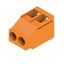 Printed circuit board terminals, 5.08 mm, Number of poles: 2, 180°, Solder pin length (l): 3.2 mm, tinned, orange, Clamping yoke connection, Clamping range, max. : 6 mm², Box thumbnail 4