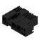 PCB plug-in connector, male header, closed side, Middle screw flange, THT solder connection, 7.62 mm, Number of poles: 3, 90°, Solder pin length (l): 3.5 mm, tinned, black, Box thumbnail 4