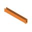 PCB plug-in connector, male header, open side, THT solder connection, 5.08 mm, Number of poles: 16, 180°, Solder pin length (l): 3.2 mm, tinned, orange, Box thumbnail 2