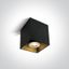 BLACK GU10 10W SQUARE 100-240V thumbnail 1