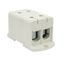 Pass-through/double-track connector WLZ35/2x240/s thumbnail 1