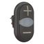 M22S-DDL-S-X4/X5 Double actuator pushbutton, RMQ-Titan, Actuators and indicator lights non-flush, momentary, White lens, black, black, inscribed, Bezel: black thumbnail 11