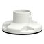 Plastic fixing plate in white thumbnail 1