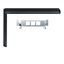 CROSSIGN 160 P MS90° bracket BK - Surface-mount bracket thumbnail 1