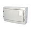 Cabinet ACQUA 3918-TB, 18TE, 274x426x131mm, opaque plastic door, IP65 thumbnail 2