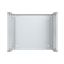 Q843B418 Cabinet, 1849 mm x 384 mm x 250 mm thumbnail 3