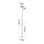 HANGING LAMP MOSAIC 1 BLACK/COPPER G9 1X40W IP20 thumbnail 5