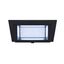 ALAMEA LED recessed ceiling light, black, 4000K, 45W thumbnail 1