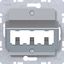 Central plate for 3 MINI-COM modules, A.x/C.x/S.x/B.x/Q.x/K.x titanium thumbnail 1