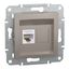 Asfora-1xRJ45 cat.5e UTP bronze thumbnail 1