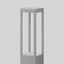 BOCARO, 20 W, 1650 lm, 830, silver, Phase-cut Bollards, L 156 B 156 H  thumbnail 2