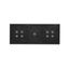 Double angled socket outlet with earthing and shutters and current phase constancy, Complete product, 16A, champagne matt thumbnail 2