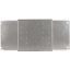 BPZ-NZM1-800-MH-W Mounting plate + front plate for HxW=200x800mm, NZM1, horizontal, white thumbnail 1