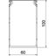 Slotted cable trunking system CABLIX Set 100x60 7030 2000x60x100 Polyv thumbnail 2