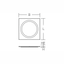Recessed frame L 595 B 595 H 36 colour: white thumbnail 4