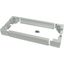 XTAPC-H100W300D800 Plinth for cable connection baseframe, HxW=100x300mm, D=800mm, grey thumbnail 4