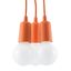 Hanging lamp DIEGO 3 orange E27 3x60W IP20 thumbnail 3