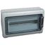 Cabinets PLEXO³ - IP 65 - IK 09 - 1 row - 18 modules thumbnail 1