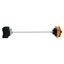 Main switch, P3, 100 A, rear mounting, 3 pole, Emergency switching off function, With red rotary handle and yellow locking ring, Lockable in the 0 (Of thumbnail 22