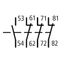 Auxiliary contact for auxiliary contacter, 1 NO 3 NC thumbnail 3