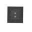 Double two-way switch, (module), 10AX, Screw, black matt thumbnail 2