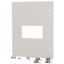 XTMPN4FC-H550W425 Front cover for NZM4, fixed, H=550mm, W=425mm, grey thumbnail 1